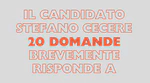 20 brevi domande al candidato